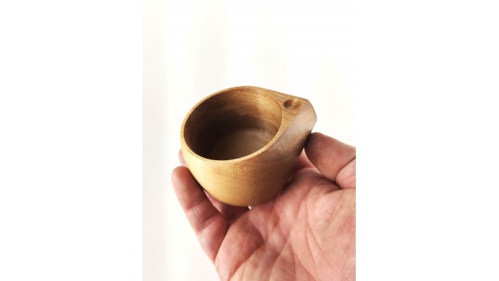 Petite tasse kuksa Owe 95 ml tasse en bois de meriser pour Ristretto, Espresso et Dopio